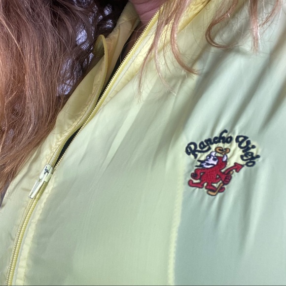 Yellow Vintage Izod Rancho Viejo windbreaker coat - Picture 2 of 15
